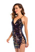Elegant Sleeveless Sequin Dress for Women's Evening and Party Occasions